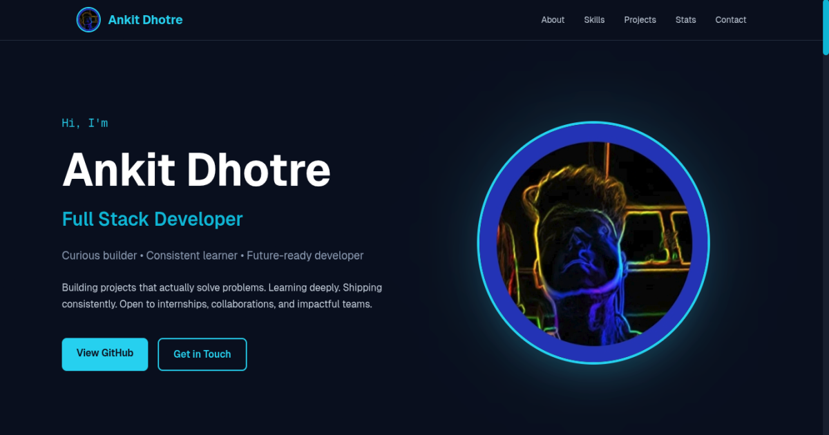 Ankit Dhotre | Full Stack Developer